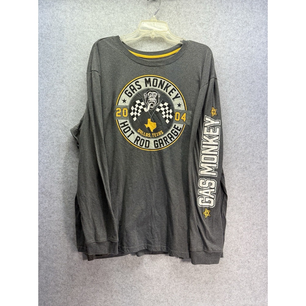 Y2K Gas Monkey Garage Gray T-Shirt Men's XXL